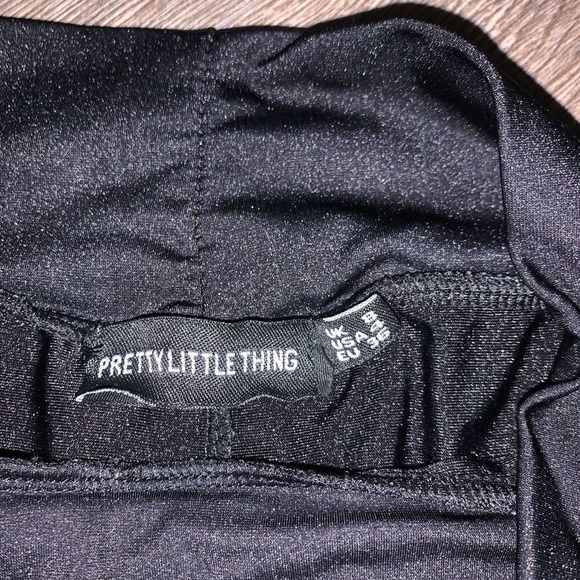 PrettyLittleThings Shiny Full-Length Leggings - Picture 3 of 3